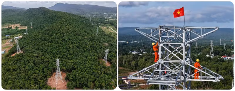 The power grid has been and continues to be expanded across the Pearl Island. (Photo: EVNSPC)