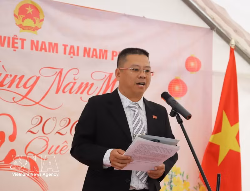Le Hoai Nam, head of the liaison board of the Vietnamese community in South Africa (Photo: VNA)