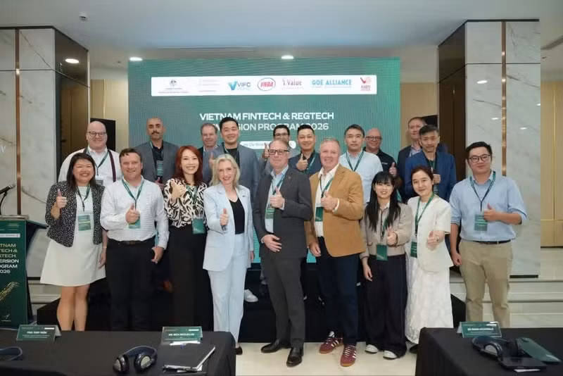 Australian fintech and regtech business delegation. (Photo: The Australian Embassy)