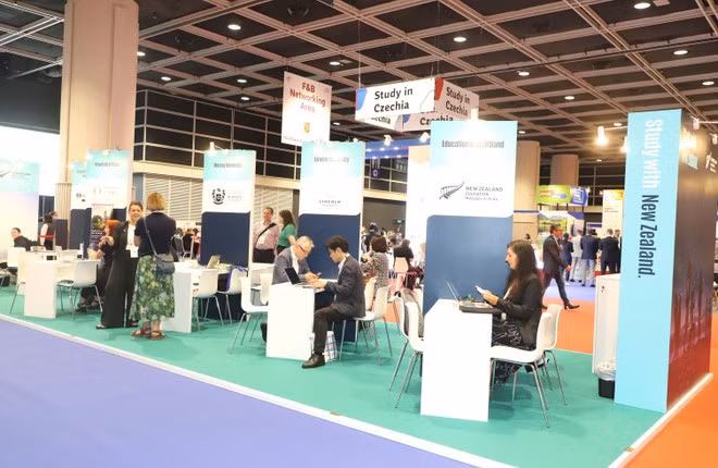 New Zealand's exhibition area at the event. (Photo: VNA)