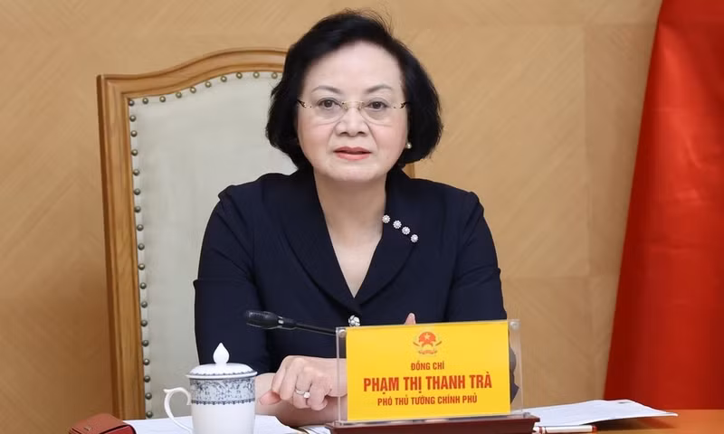 Deputy Prime Minister Pham Thi Thanh Tra serves as Head of the Central Steering Committee for the National Target Programme on drug prevention and control through 2030. (Photo: VGP)