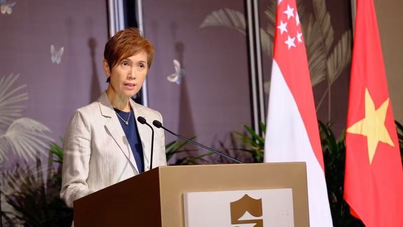 Singaporean Minister for Digital Development and Information Josephine Teo. (Photo: VNA)