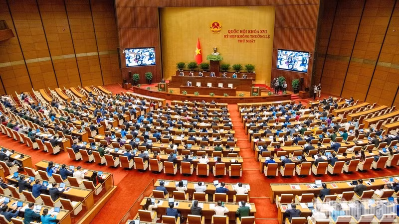 The 16th National Assembly (NA)'s first extraordinary session. (Photo: nhandan.vn)