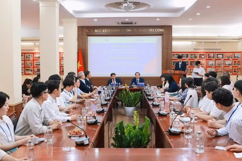 The APAG, in coordination with the Daewoo Global Management Institute of the Republic of Korea (RoK), hosted the opening ceremony for the 2026 Global Young Business Manager (GYBM) programme.