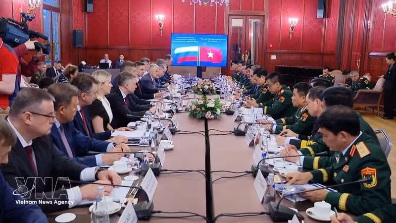 An overview of the second Viet Nam–Russia maritime consultation meeting in Moscow on May 22 (Photo: VNA)