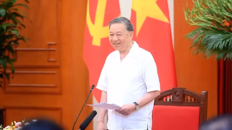 Party General Secretary and State President To Lam (Photo: VNA)