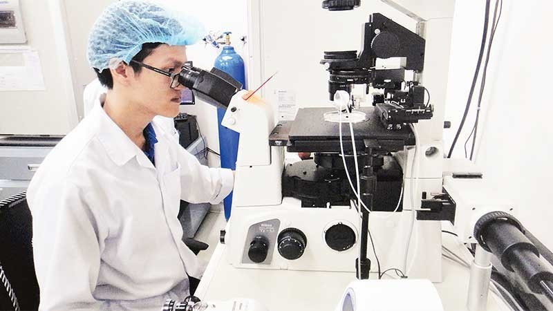 Scientific research activities at Viet Nam National University, Ho Chi Minh City.