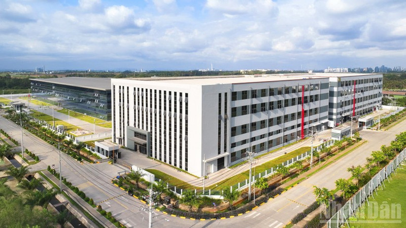 A factory in Long Thanh High-Tech Industrial Park.