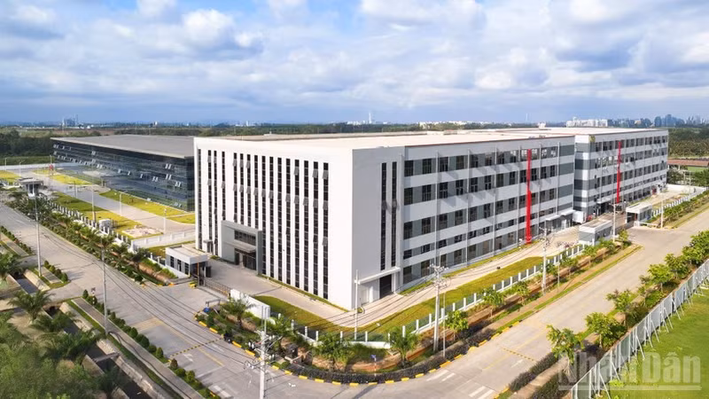 A factory in Long Thanh High-Tech Industrial Park.