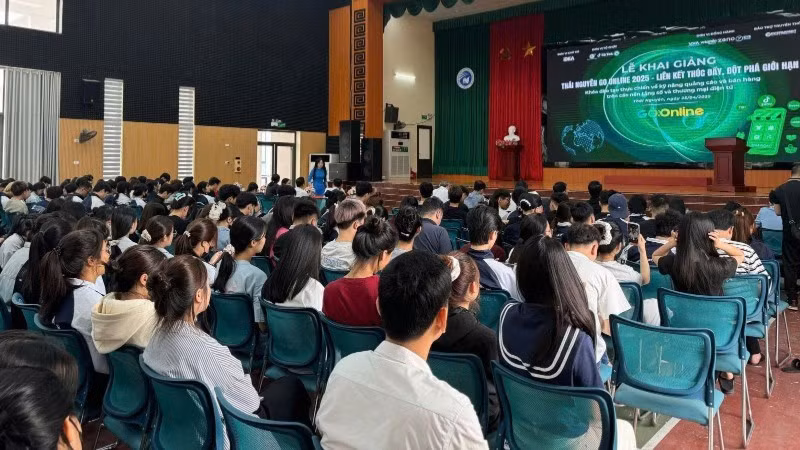 Thai Nguyen Go Online 2025 activities - in-depth training on advertising and sales on digital platforms. (Illustrative photo: BCT)