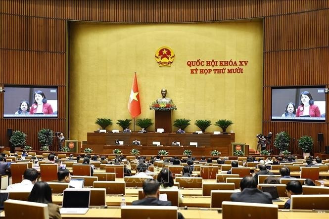 NA deputies at the NA's 10th session in Hanoi on November 28, 2025. (Photo: VNA)