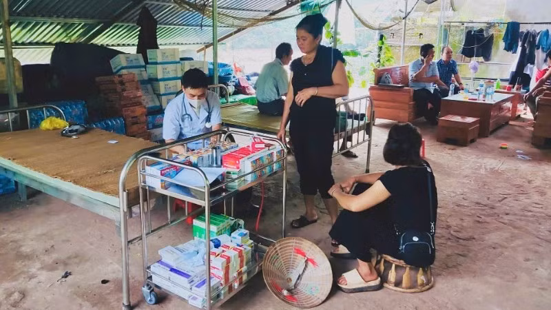 My Ly commune field medical station has been established.