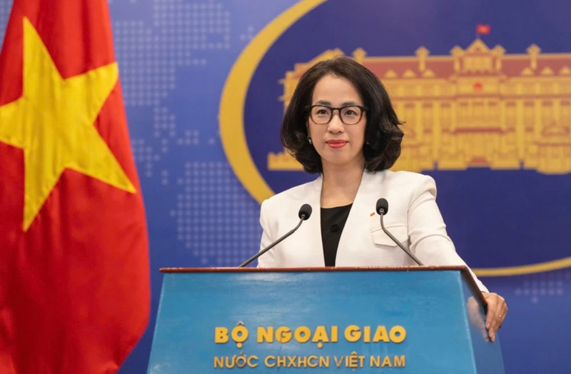 Spokesperson of the Ministry of Foreign Affairs Pham Thu Hang (Photo: VNA)