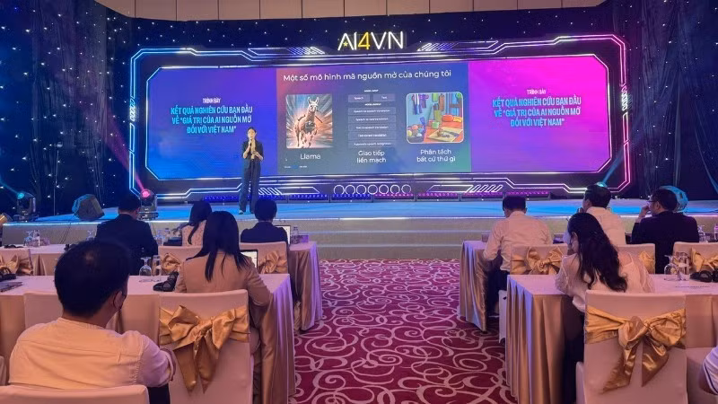 Viet Nam Artificial Intelligence Festival (AI4VN 2025) with the theme “Viet Nam in the Global AI Race”. (Photo: BICH LIEN)