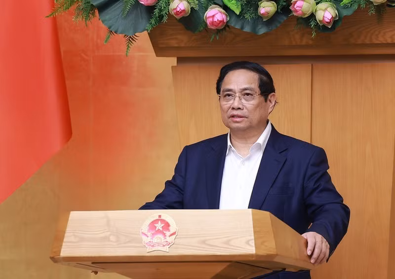 Prime Minister Pham Minh Chinh addresses the session on September 4. (Photo: VNA)