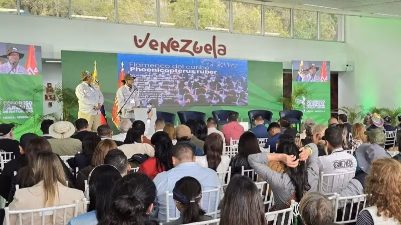 An overview of a discussion session at the Congress. (Photo: Embassy of Viet Nam in Venezuela)
