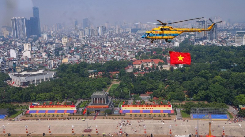 Ba Dinh Square during the Great Festival. (Photo: THE DAI)