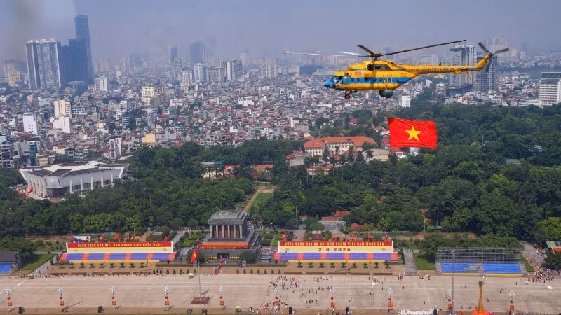 Ba Dinh Square during the Great Festival. (Photo: THE DAI)