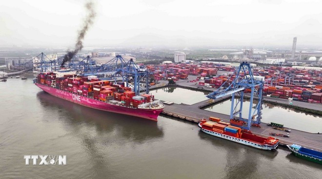A view of Cai Mep -Thi Vai International Port (Photo: VNA)