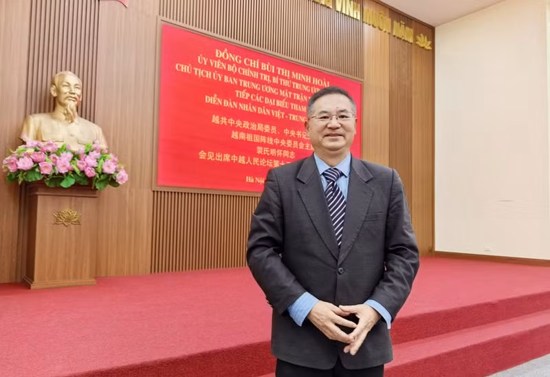 Prof. Dr. Cheng Hanping, Executive Director of the Institute for Regional and National Studies and Director of the Vietnam Studies Centre at Zhejiang University of Technology. (Photo published by VNA)