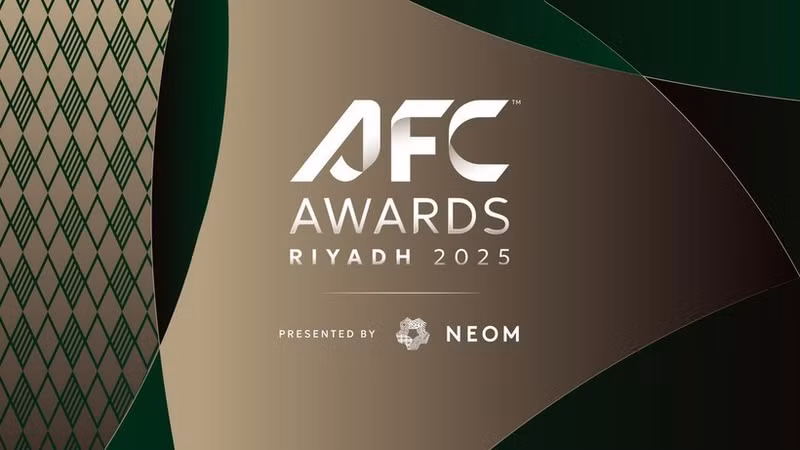 The 29th annual gala of the AFC Awards Riyadh 2025 scheduled for October 16. (Photo: vff.org.vn)