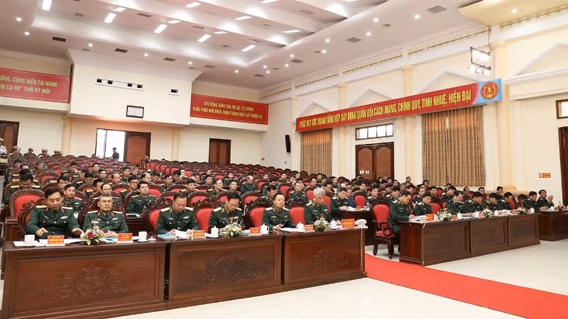 Delegates attend the conference