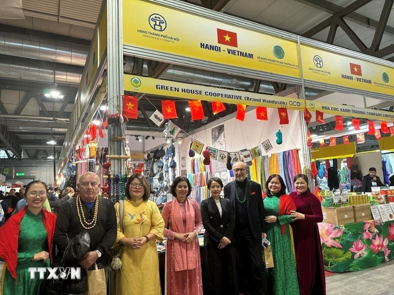 Vietnamese pavilion at the fair (Photo: VNA)