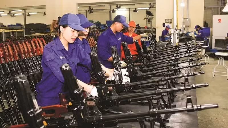 The weapon assembly line at Factory Z111 — a collective that has been honoured in 2026.
