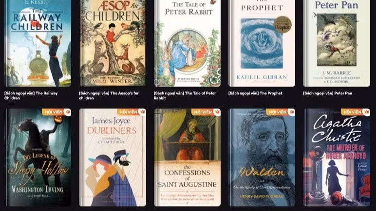 Several well-known works are now available with this integrated parallel reading–translation function.