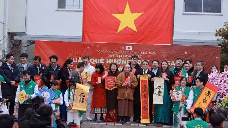 The “Homeland Spring – Great Unity Tet Osaka 2026” programme took place at Ikuno Park in Osaka, Japan.