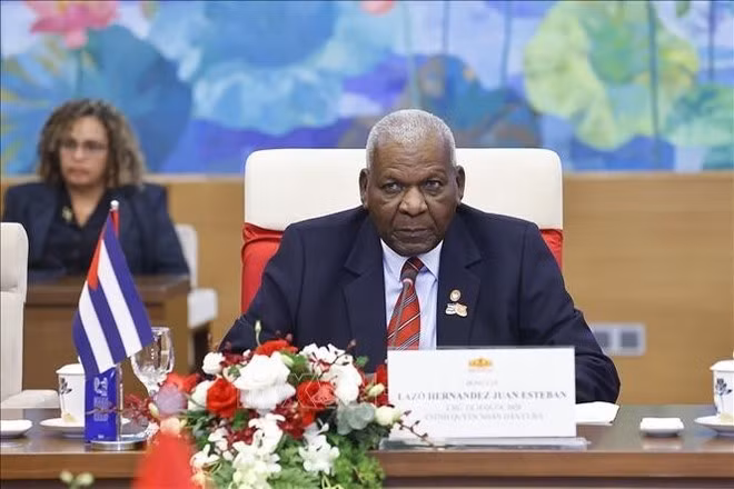 Esteban Lazo Hernández, President of the National Assembly of People’s Power and President of the Council of State of Cuba (Photo: VNA)
