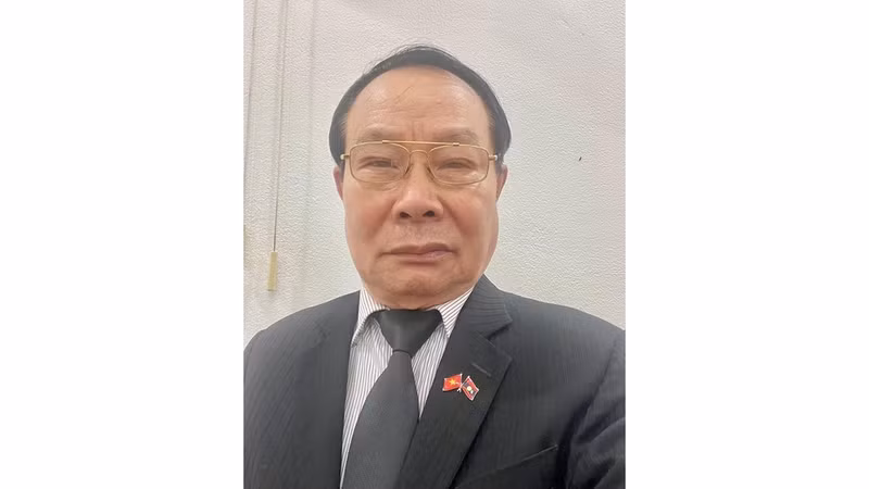 Duong Dinh Bang, President of the Central Vietnamese Business Association in Laos (AVILA). (Photo: TRINH DUNG)