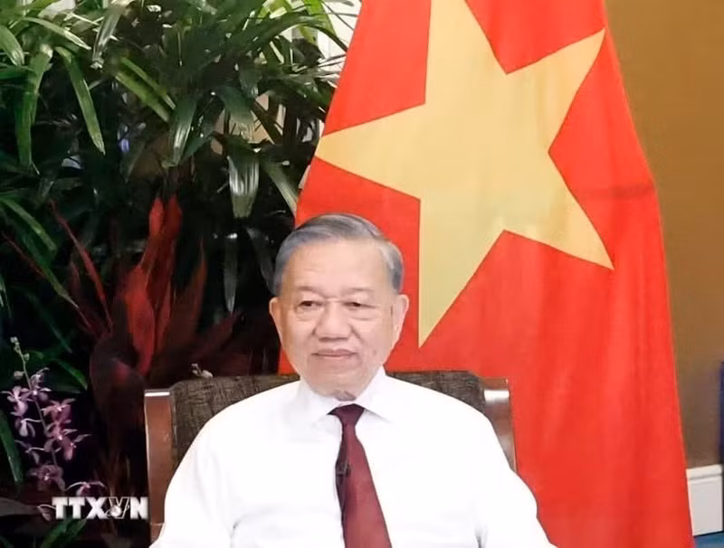 General Secretary of the Communist Party of Viet Nam Central Committee and State President To Lam. (Photo: VNA)