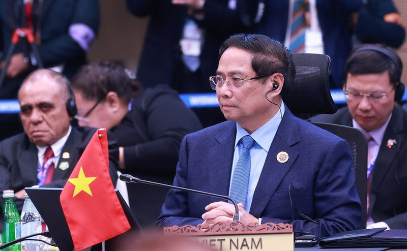 Prime Minister Pham Minh Chinh at the 15th ASEAN – UN Summit in Kuala Lumpur on October 27 (Photo: VNA)