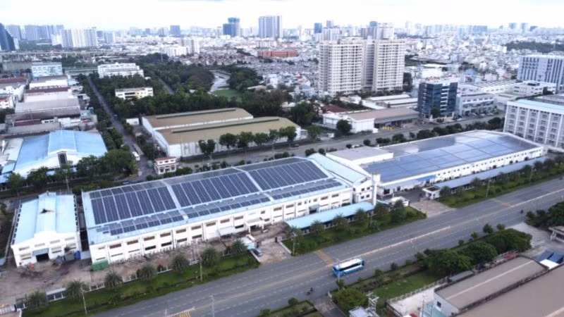 Tan Thuan export processing zone is undergoing transformation into a high-tech hub, attracting intellectual capital after 35 years of operation. (Photo: QUY HIEN)