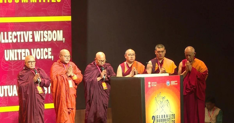 The 2nd Global Buddhist Summit opens in New Delhi, India, on the morning of January 24. (Photo: VNA)