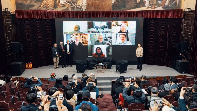 Nguy Nhu Kon Tum Hall — the venue for the “Mandarine Road Prize” award ceremony.