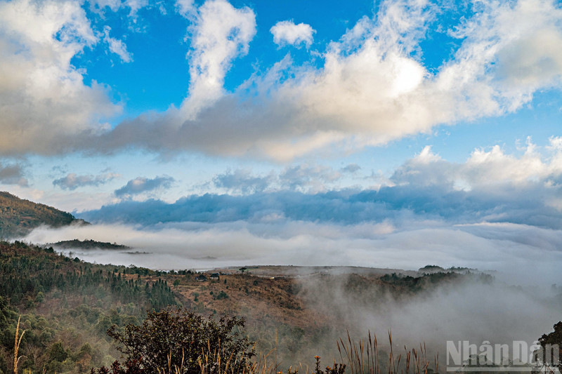 The mesmerising scenery of Y Ty’s sea of clouds in recent days.