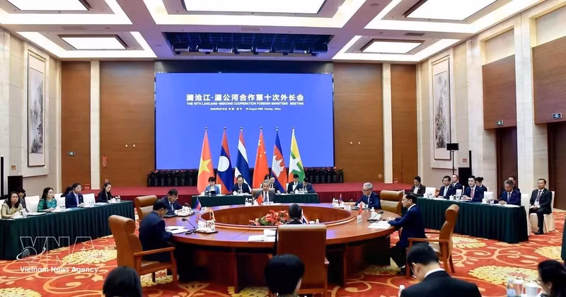 The 10th Mekong–Lancang Cooperation Foreign Ministers' Meeting in Anning city, China, in 2025 (Photo: VNA)