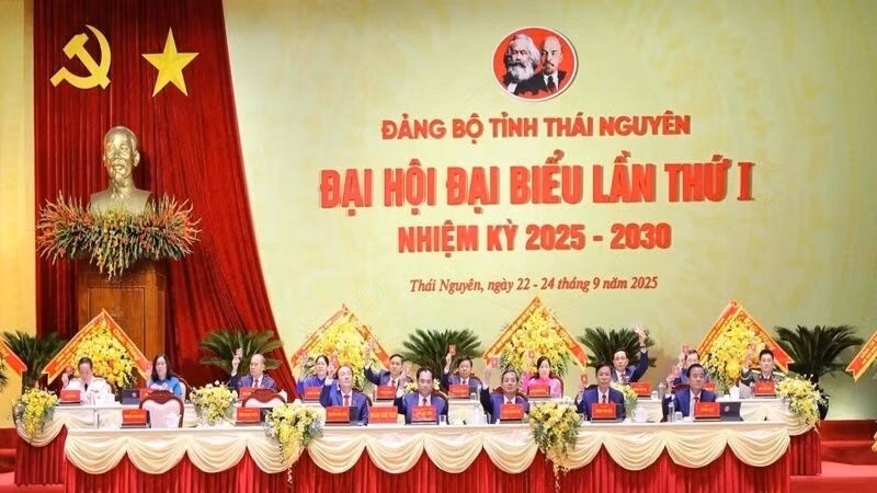 The Party Congress of Thai Nguyen Province was convened under the motto “Unity – Democracy – Discipline – Innovation – Development.”