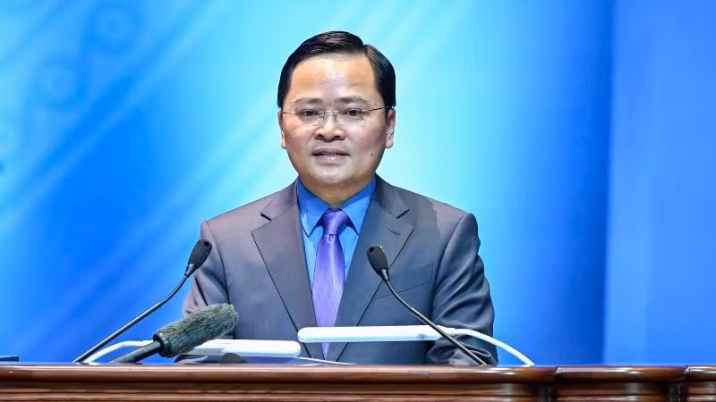 Nguyen Anh Tuan, President of the Viet Nam General Confederation of Labour (VGCL) for the 14th term.