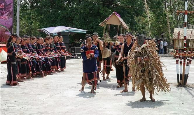 The Space of Gong Culture in the Central Highlands is recognised by UNESCO in 2005 as a Masterpiece of the Oral and Intangible Heritage of Humanity (Photo: VNA)