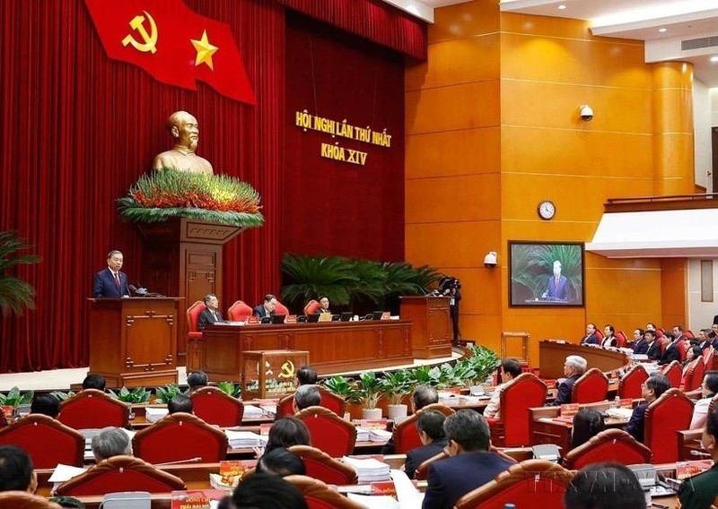 The first session of the 14th Party Central Committee on January 23, 2026 (Photo: VNA)