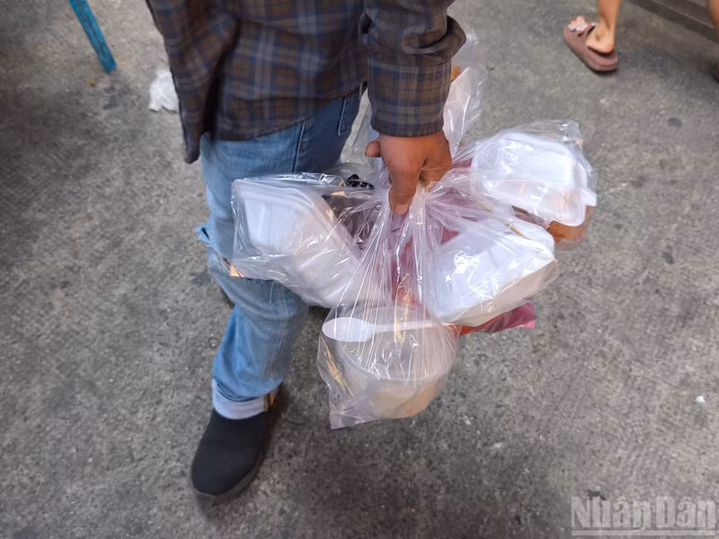 At lunchtime, crowds of residents and tourists flock to the market, with many stalls selling out within just a few hours of opening.