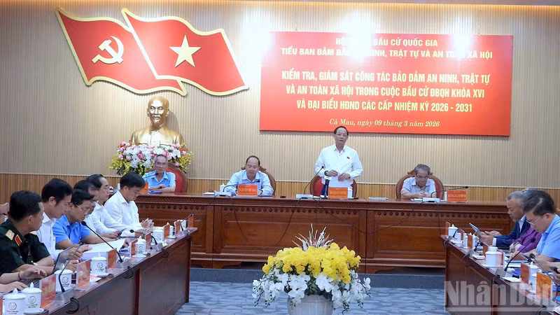 NA Vice Chairman urges Ca Mau to ensure safe elections (Photo: NDO)