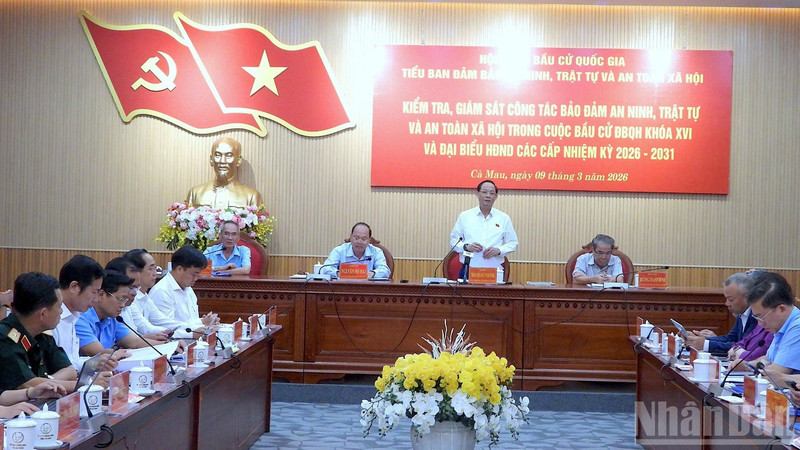 NA Vice Chairman urges Ca Mau to ensure safe elections (Photo: NDO)