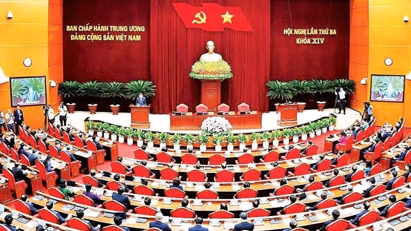 The third plenum of the 14th Central Committee of the Communist Party of Viet Nam. (Photo: Dang Khoa)