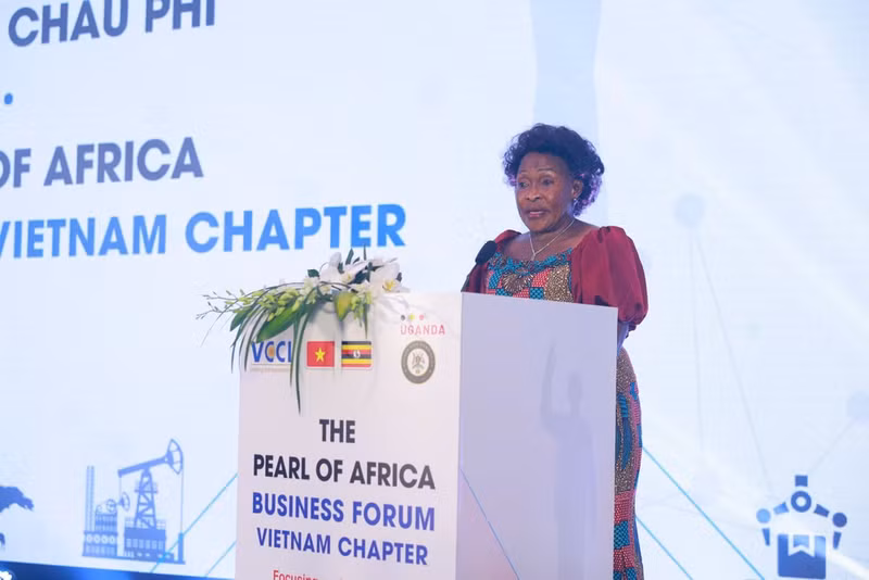 Ugandan Ambassador to Viet Nam Betty Bigombe. (Photo: Organising Committee)