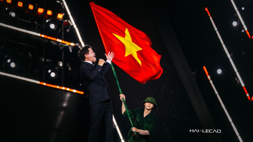A performance at the concert (Photo: Le Hai Cao) imageto-quoc3.jpg
