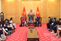 At the meeting (Photo: PHAM CUONG)